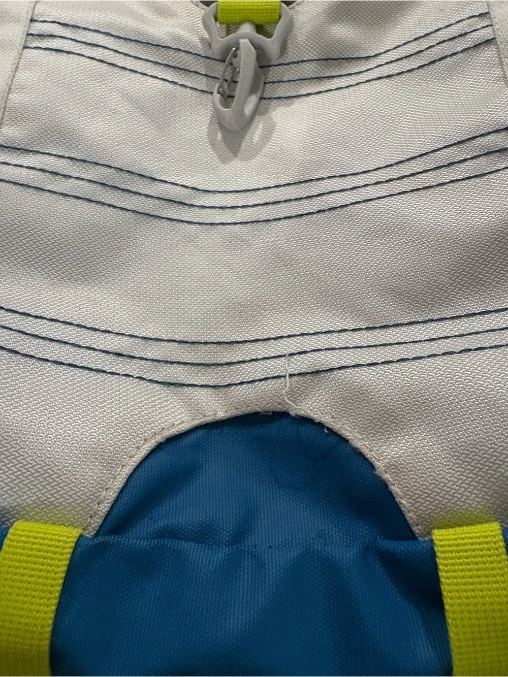 Granite Gear White & Blue Men’s Backpack with Neon Yellow Accents
